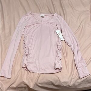 Women's Pink Long Sleeve Top